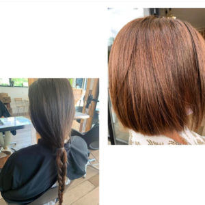 avant après cabane coiffeur