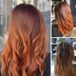 avant après cabane coiffeur cuivre intense