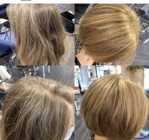 vegetale blond venitien cabane coiffeur